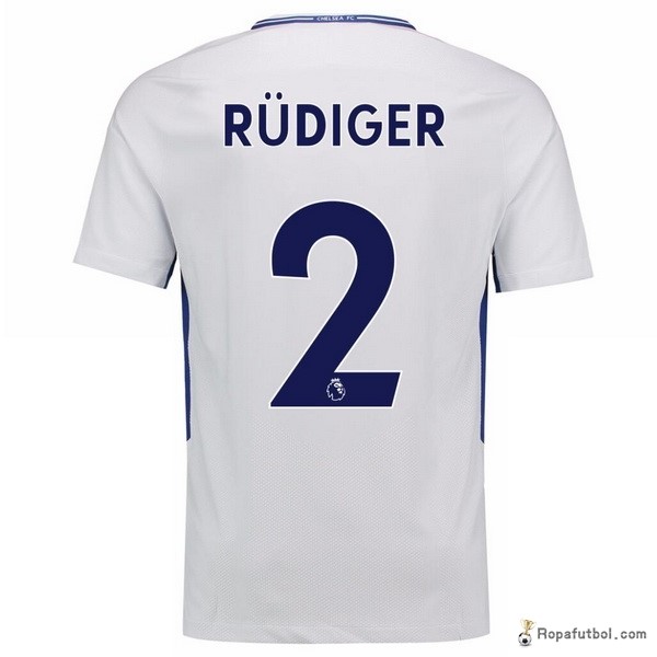 Camiseta Chelsea Replica Segunda Ropa Rudiger 2017/18